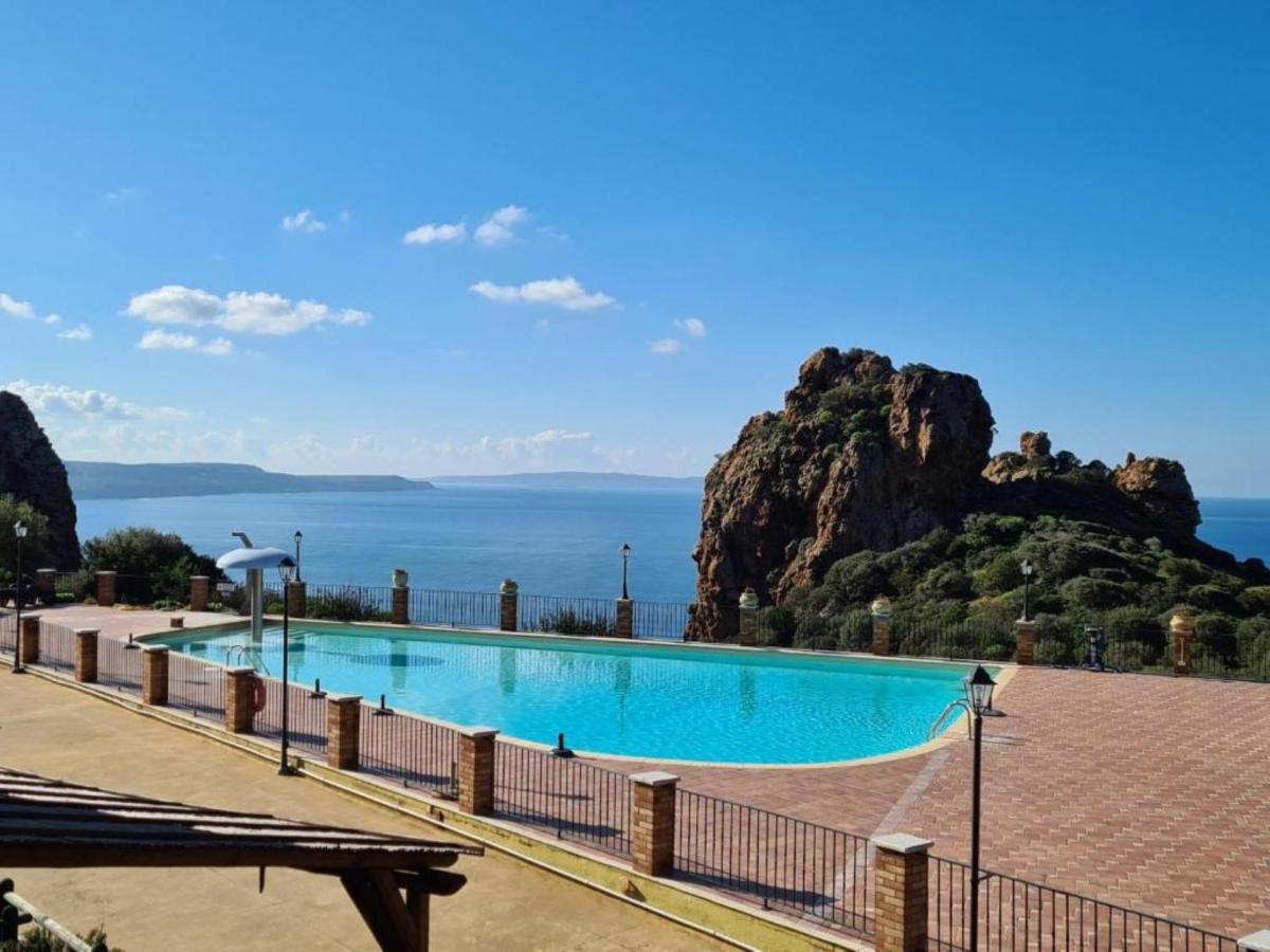 NebidaL'Estasi Tanca Piras A Bordo Piscina Con Vista Mare别墅 外观 照片