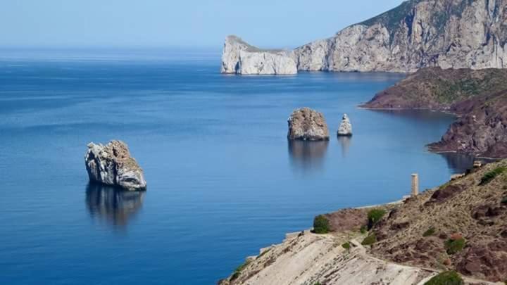 NebidaL'Estasi Tanca Piras A Bordo Piscina Con Vista Mare别墅 外观 照片