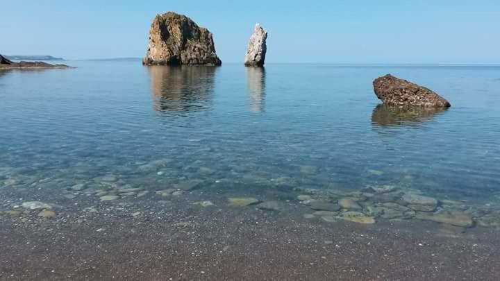 NebidaL'Estasi Tanca Piras A Bordo Piscina Con Vista Mare别墅 外观 照片